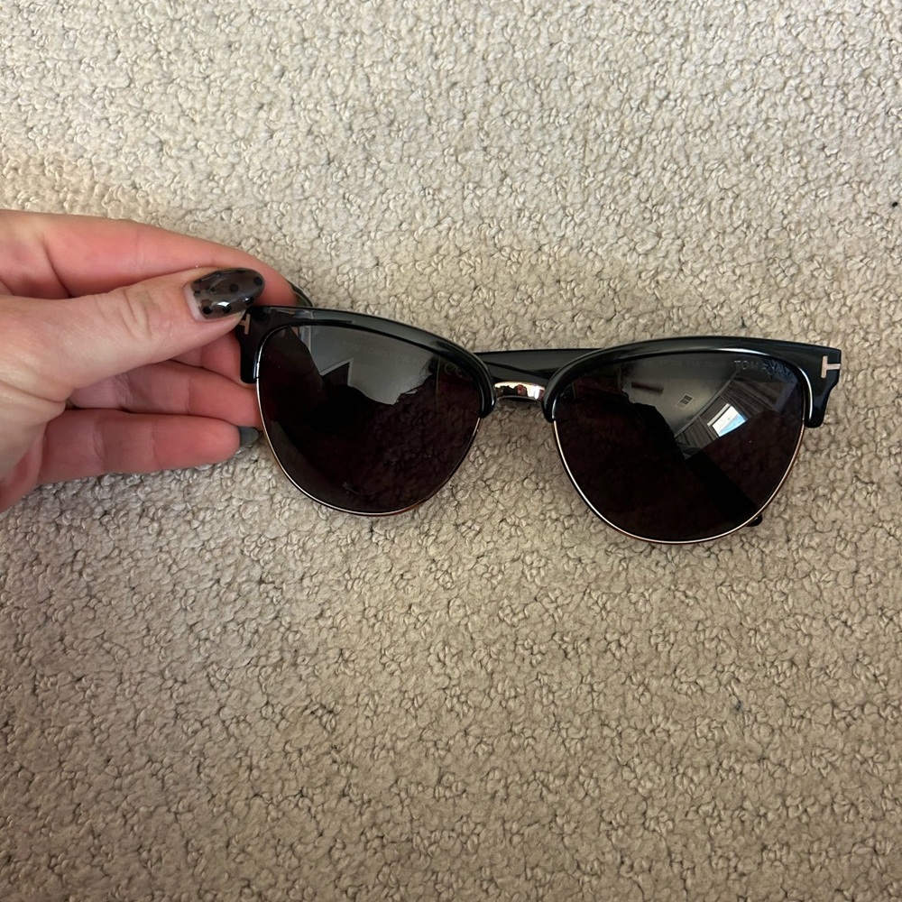Tom Ford Black and Silver Sunglasses